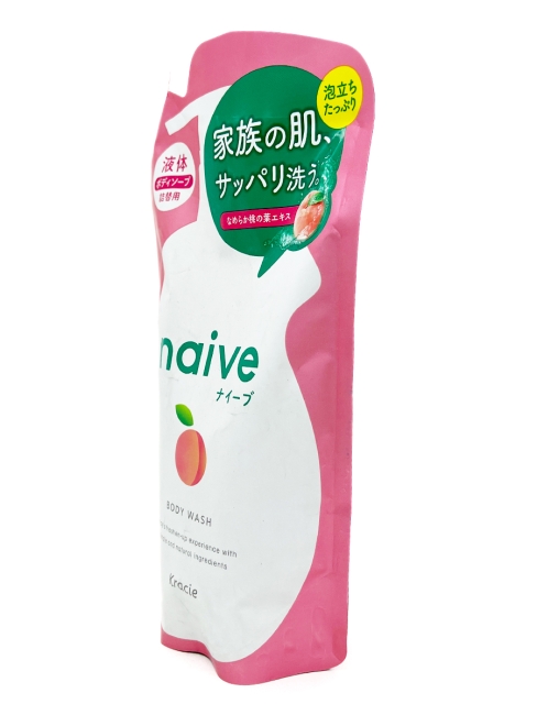 Kracie Мыло жидкое для тела с экстрактом персикового дерева Naive Body Wash, 380 мл Kracie Мыло жидкое для тела с экстрактом персикового дерева Naive Body Wash, 380 мл