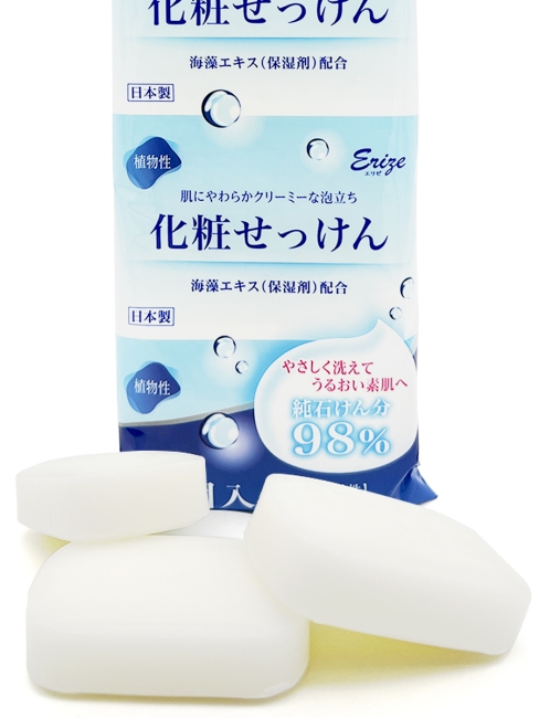 Kaneyo Туалетное мыло с экстрактом морских водорослей Елисейские травы Elysee, 3 шт x 80 г