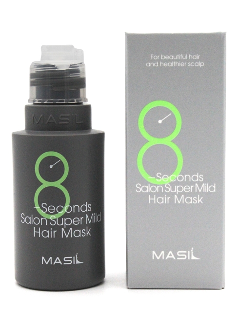 Masil Восстанавливающая маска для ослабленных волос 8 Seconds Salon Super Mild Hair Mask, 50 мл Masil Восстанавливающая маска для ослабленных волос 8 Seconds Salon Super Mild Hair Mask, 50 мл