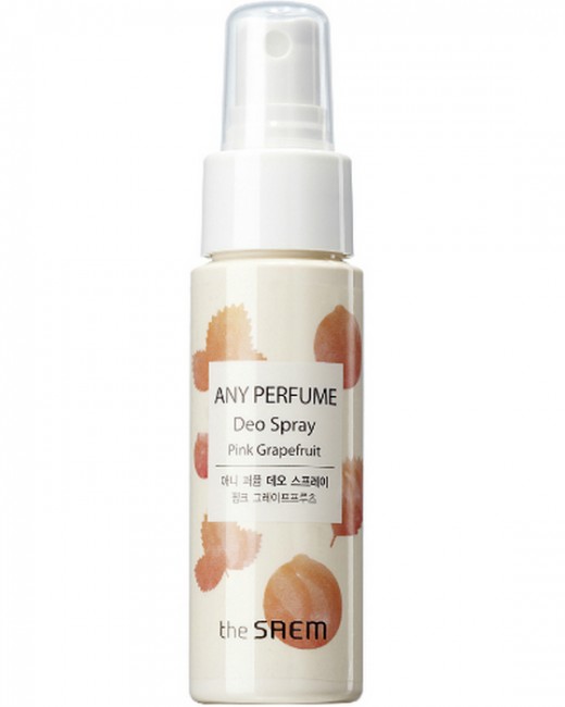 The Saem Any Perfume Deo Spray Pink Grapefruit Спрей для тела, 50 мл The Saem Any Perfume Deo Spray Pink Grapefruit Спрей для тела, 50 мл