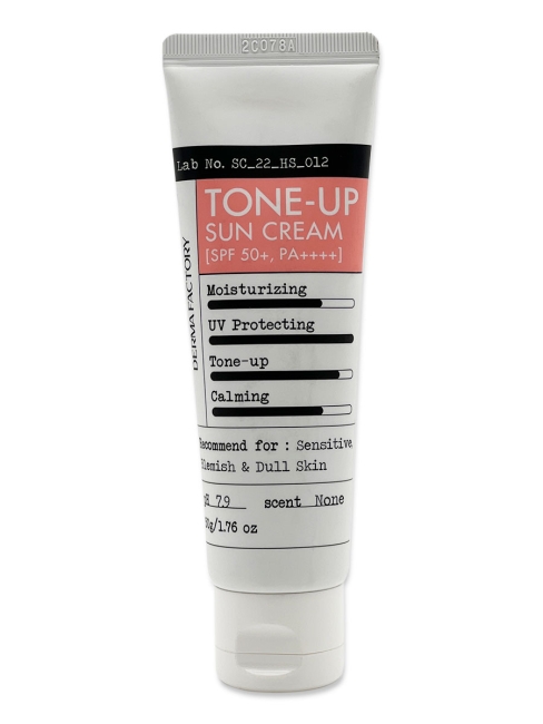Derma Factory Выравнивающий тон солнцезащитный крем Inorganic Tone-up Sun Cream, 50 г