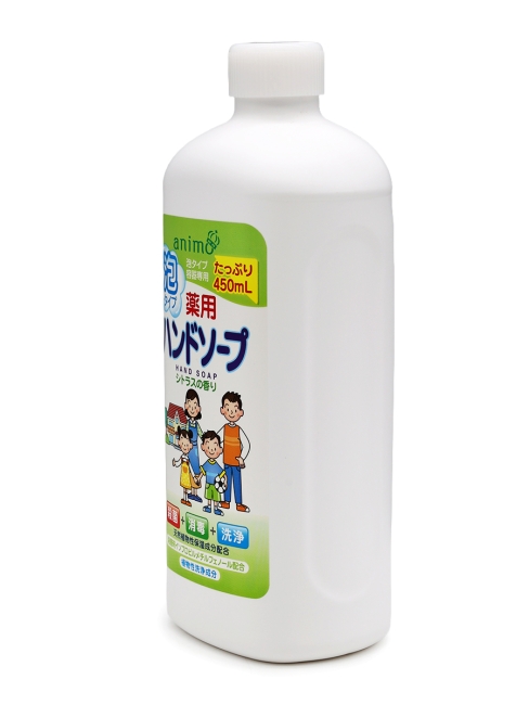 Rocket Soap Антибактериальное мыло-пенка для рук с ароматом цитрусовых сменный флакон Animo Hand Soap, 450 мл