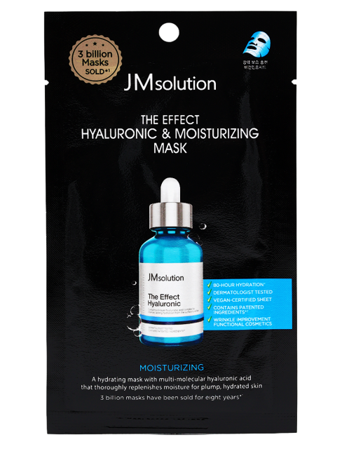 JMsolution Увлажняющая тканевая маска для лица с гиалуроновой кислотой The Effect Hyaluronic & Moisturizing Mask, 5 шт х 24 мл JMsolution Увлажняющая тканевая маска для лица с гиалуроновой кислотой The Effect Hyaluronic & Moisturizing Mask, 5 шт х 24 мл
