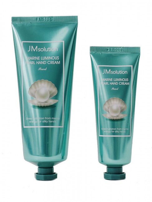 JMsolution Подарочный набор увлажняющих кремов для рук с жемчугом Marine Luminous Pearl Hand Cream, 50 мл +100 мл
