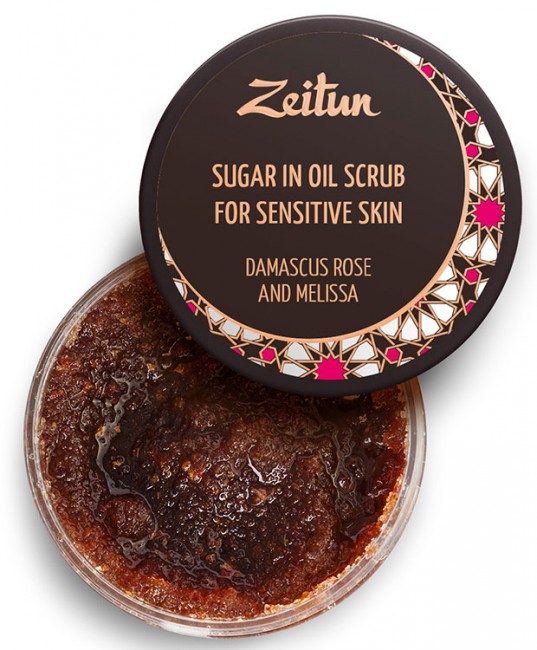 Zeitun Скраб №1 "Дамасская роза и мелисса" для чувствительной кожи, 250 мл Zeitun Скраб №1 "Дамасская роза и мелисса" для чувствительной кожи, 250 мл