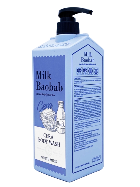 Milk Baobab Гель для душа Cera Body Wash White Musk, 1200 мл Milk Baobab Гель для душа Cera Body Wash White Musk, 1200 мл