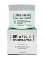 FoodaHolic Крем для лица антивозрастной с экстрактом алоэ Ultra Facial Alore Herb Cream, 100 мл