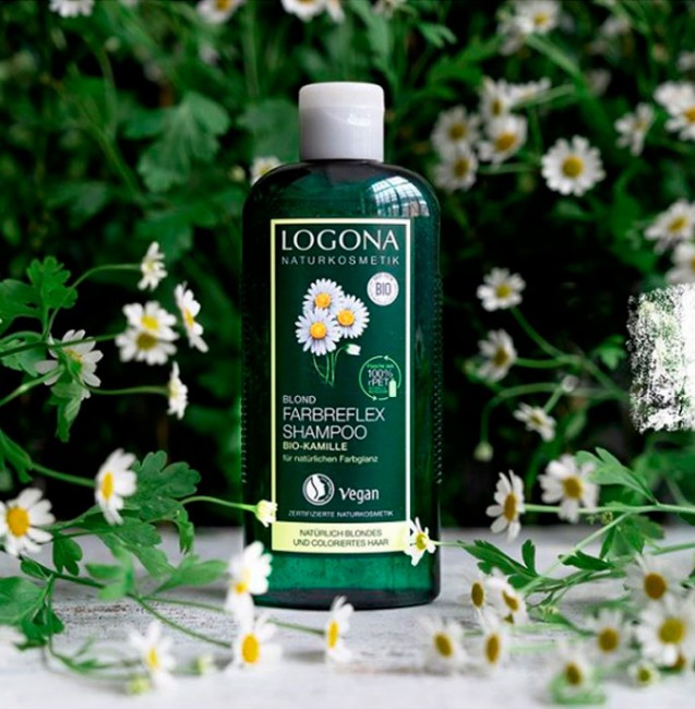 Logona Farbreflex Bio-Kamille Blond Шампунь с Ромашкой для светлых волос, 250 мл