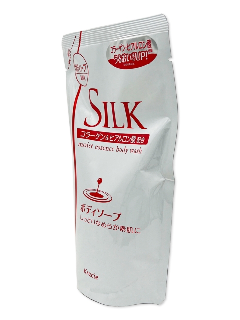 Kracie Жидкое мыло для тела увлажняющее с природным коллагеном и ароматом фруктов Silk Moist Essence Body Soap, 350 мл Kracie Жидкое мыло для тела увлажняющее с природным коллагеном и ароматом фруктов Silk Moist Essence Body Soap, 350 мл