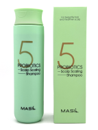 MASIL Глубокоочищающий шампунь с пробиотиками 5 Probiotics Scalp Scaling Shampoo, 300 мл