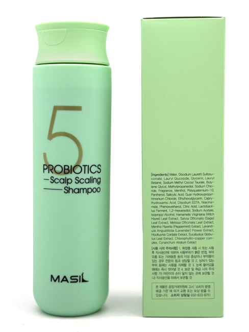 MASIL Глубокоочищающий шампунь с пробиотиками 5 Probiotics Scalp Scaling Shampoo, 300 мл