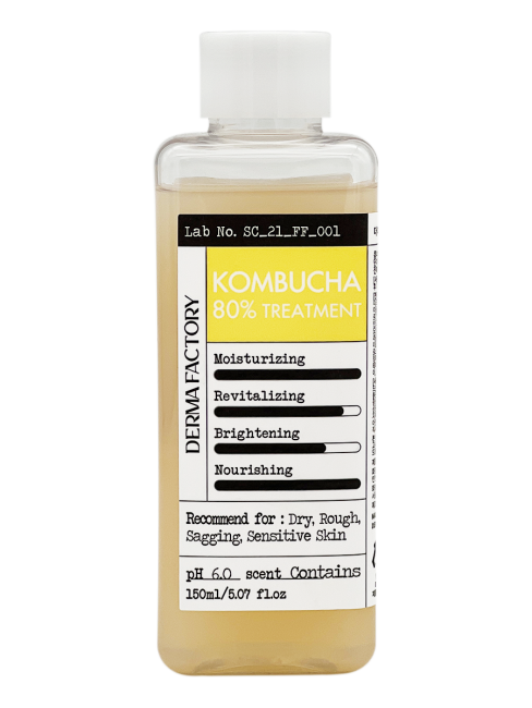 Derma Factory Питательная эссенция-тонер для лица с экстрактом комбучи Kombucha 80% Treatment, 150 мл Derma Factory Питательная эссенция-тонер для лица с экстрактом комбучи Kombucha 80% Treatment, 150 мл