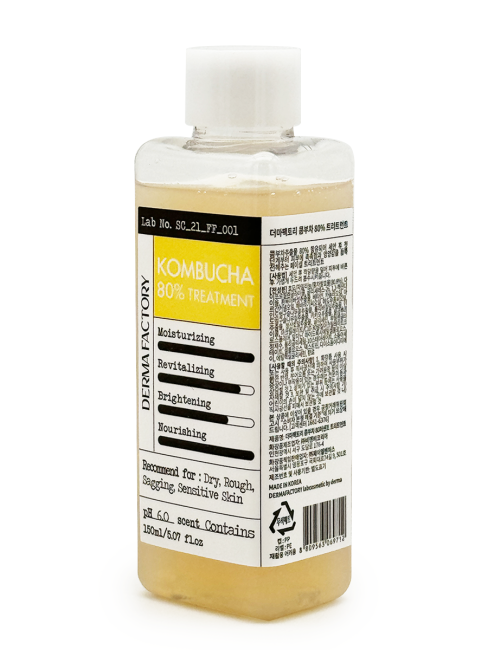 Derma Factory Питательная эссенция-тонер для лица с экстрактом комбучи Kombucha 80% Treatment, 150 мл Derma Factory Питательная эссенция-тонер для лица с экстрактом комбучи Kombucha 80% Treatment, 150 мл