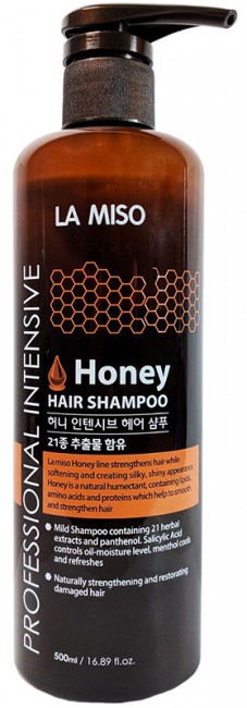LA MISO Professional Intensive Honey Hair Shampoo Шампунь для волос, 500 мл LA MISO Professional Intensive Honey Hair Shampoo Шампунь для волос, 500 мл