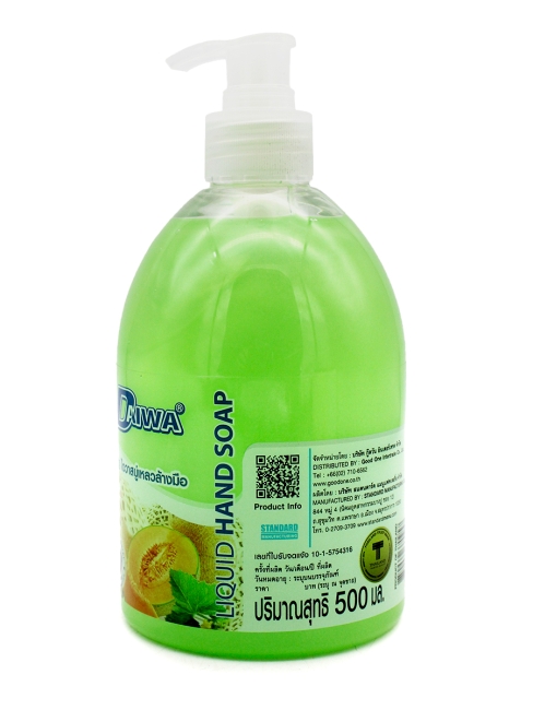 Daiwa Антибактериальное жидкое мыло для рук с ароматом дыни Liquid Hand Soap Melon, 500 мл