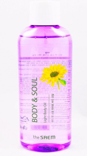 The Saem Масло для тела Body & Soul Light Body Oil, 230 мл The Saem Масло для тела Body & Soul Light Body Oil, 230 мл