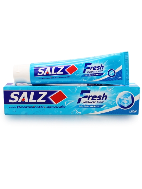 LION Паста зубная для комплексной защиты полости рта со вкусом мяты Salz Fresh, 160 г  LION Паста зубная для комплексной защиты полости рта со вкусом мяты Salz Fresh, 160 г
