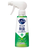 KAO Пена-спрей для мытья посуды без губки Зеленый чай Kyukyutto Clear Foam Spray Green Tea, 280 мл