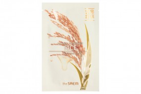 The Saem Маска на тканевой основе для лица с экстрактом риса Natural Rice Mask Sheet, 21 мл The Saem Маска на тканевой основе для лица с экстрактом риса Natural Rice Mask Sheet, 21 мл
