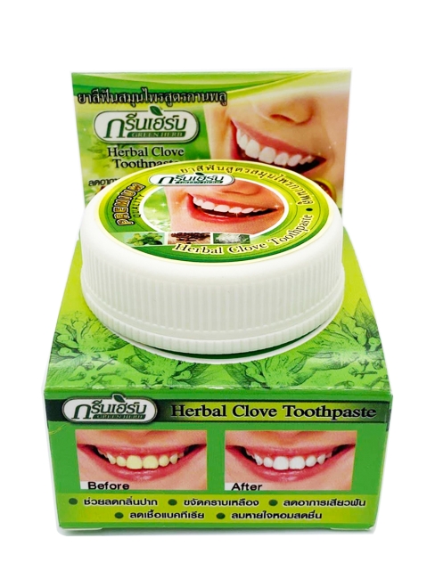 Green Herb Зубная паста растительная Herbal Clove Toothpaste, 25 г
