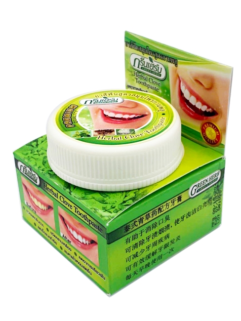 Green Herb Зубная паста растительная Herbal Clove Toothpaste, 25 г
