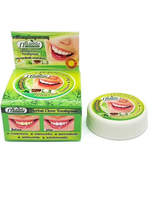 Green Herb Зубная паста растительная Herbal Clove Toothpaste, 25 г