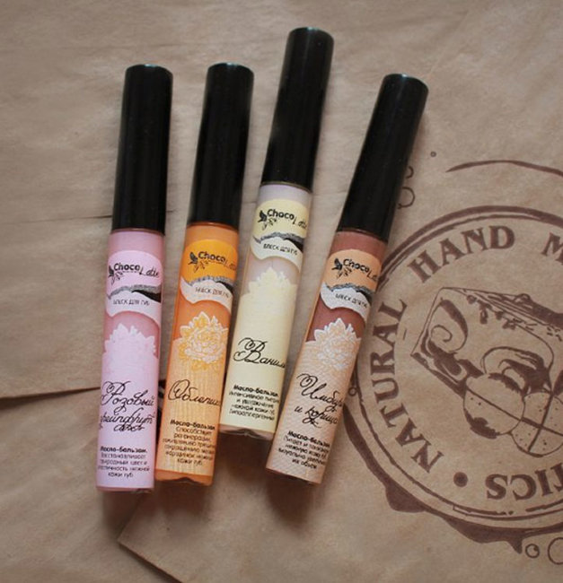 ChocoLatte Бальзам-блеск для губ Розовый Грейпфрут цвет и эластичность губ, 7 мл