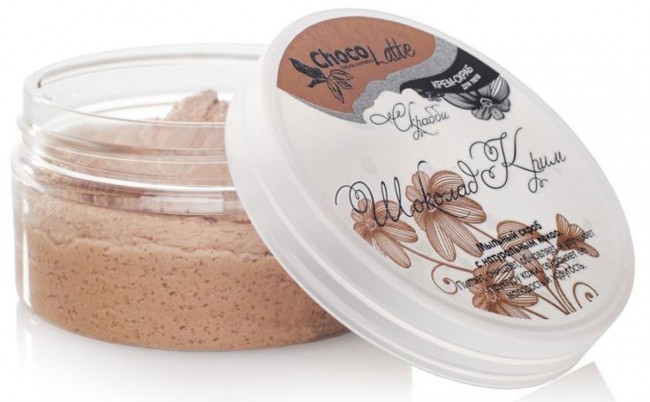 ChocoLatte Мыльный скраб для тела Скрабби Шоколад-Крим (с натуральным какао), 200 г