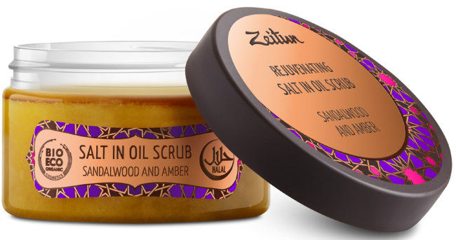 Zeitun Скраб №2 "Сандал и амбра" омолаживающий, 250 мл