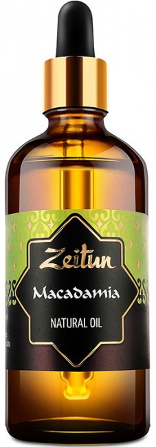 Zeitun Масло "Макадамия", экстра качества, 100% чистое, без примесей, 100 мл
