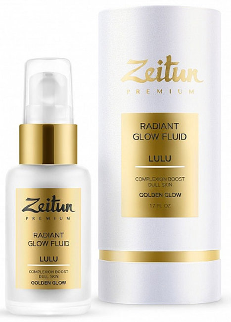 Zeitun Дневной флюид-сияние LULU со светоотражающими частицами "Золотое Сияние", 50 мл Zeitun Дневной флюид-сияние LULU со светоотражающими частицами "Золотое Сияние", 50 мл