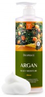 Deoproce Argan Silky Moisture Rinse Бальзам для волос с аргановым маслом, 1 л