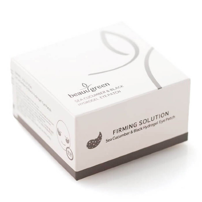 BeauuGreen Гидрогелевые патчи с морским огурцом Firming Solution Sea Cucumber & Black Hydrogel Eye Patch, 60 шт BeauuGreen Гидрогелевые патчи с морским огурцом Firming Solution Sea Cucumber & Black Hydrogel Eye Patch, 60 шт