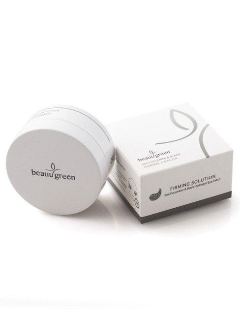 BeauuGreen Гидрогелевые патчи с морским огурцом Firming Solution Sea Cucumber & Black Hydrogel Eye Patch, 60 шт BeauuGreen Гидрогелевые патчи с морским огурцом Firming Solution Sea Cucumber & Black Hydrogel Eye Patch, 60 шт