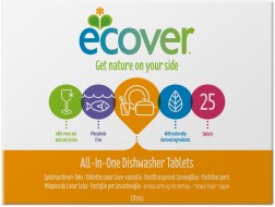 Ecover Экологические таблетки для посудомоечной машины 3-в-1, 25 шт, 500 гр