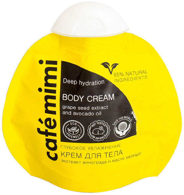 Кафе красоты Le Cafe Mimi Крем для тела Глубокое увлажнение, 100 мл Кафе красоты Le Cafe Mimi Крем для тела Глубокое увлажнение, 100 мл