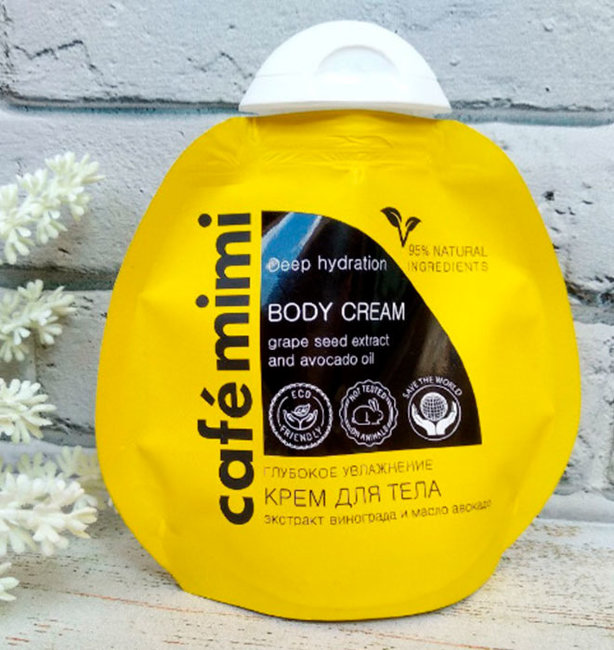 Кафе красоты Le Cafe Mimi Крем для тела Глубокое увлажнение, 100 мл Кафе красоты Le Cafe Mimi Крем для тела Глубокое увлажнение, 100 мл