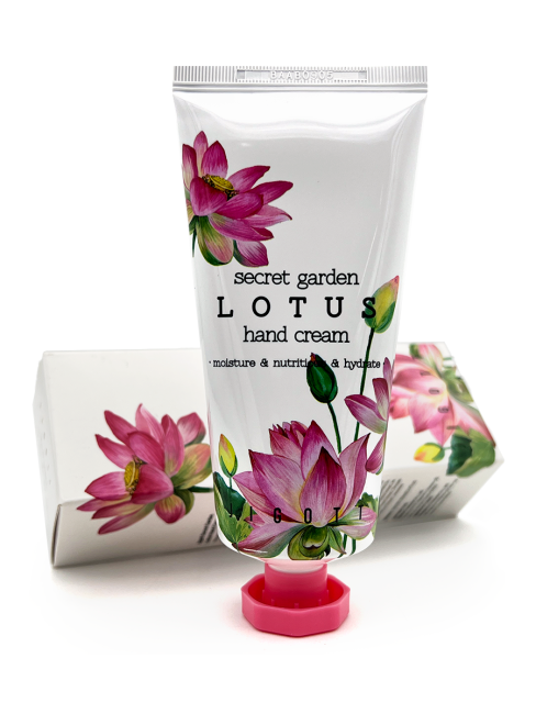 Jigott Крем для рук с экстрактом Лотоса Secret Garden Lotus Hand Cream, 100 мл Jigott Крем для рук с экстрактом Лотоса Secret Garden Lotus Hand Cream, 100 мл