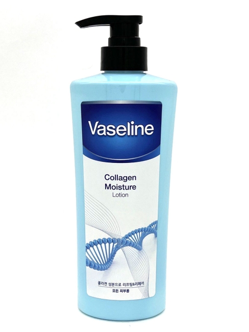 FoodaHolic Лосьон для всех типов кожи упругость и увлажнение Vaseline Collagen Moisture Lotion, 500 мл