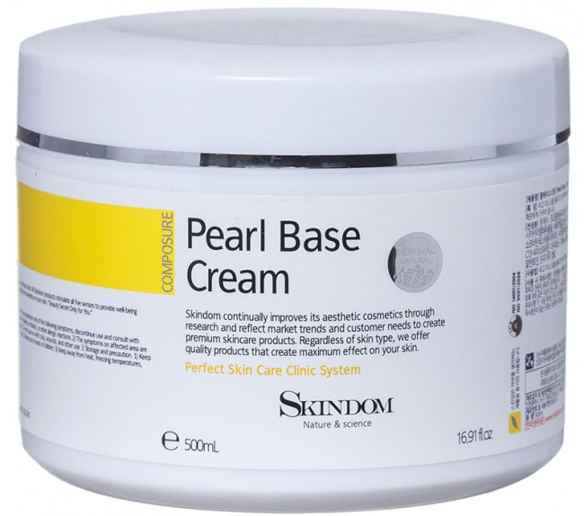 Skindom Gypsum Pearl Base Cream Крем для нанесения перед гипсовой маской, 500 мл Skindom Gypsum Pearl Base Cream Крем для нанесения перед гипсовой маской, 500 мл