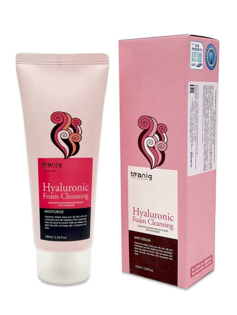 Branig Пенка для умывания с гиалуроновой кислотой Hyaluronic Foam Cleansing Anti Sebum, 100 мл