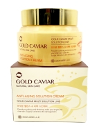 Enough Крем для лица, шеи и зоны декольте Bonibelle Gold Caviar Anti-Aging Solution Cream, 80 мл