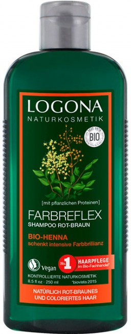 Logona Шампунь для рыжих и коричневых волос волос с хной, 250 мл Logona Шампунь для рыжих и коричневых волос волос с хной, 250 мл
