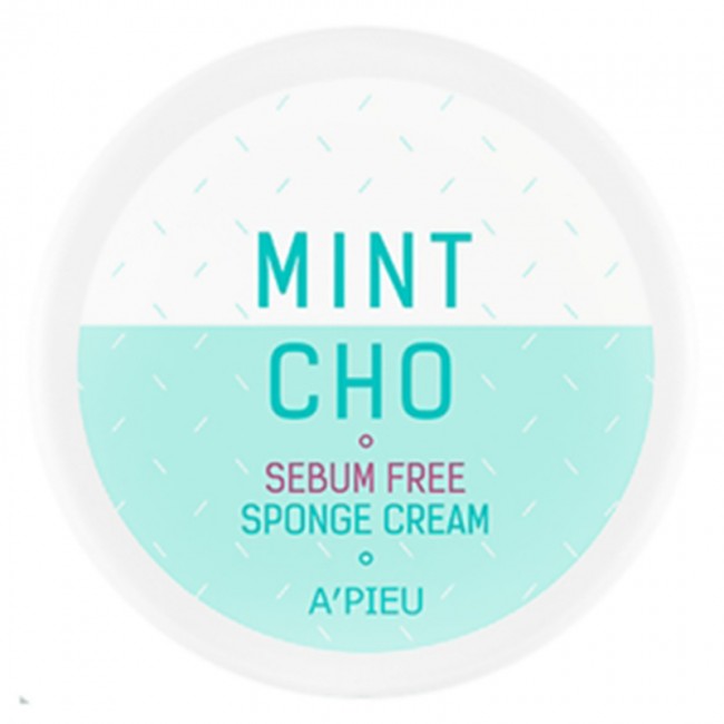 A'PIEU Mintcho Sebum Free Sponge Cream Точечный крем-губка для жирной кожи, 50 г A'PIEU Mintcho Sebum Free Sponge Cream Точечный крем-губка для жирной кожи, 50 г