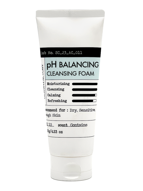 Derma Factory Низкокислотная пенка для умывания pH Balancing Cleansing Foam, 120 мл