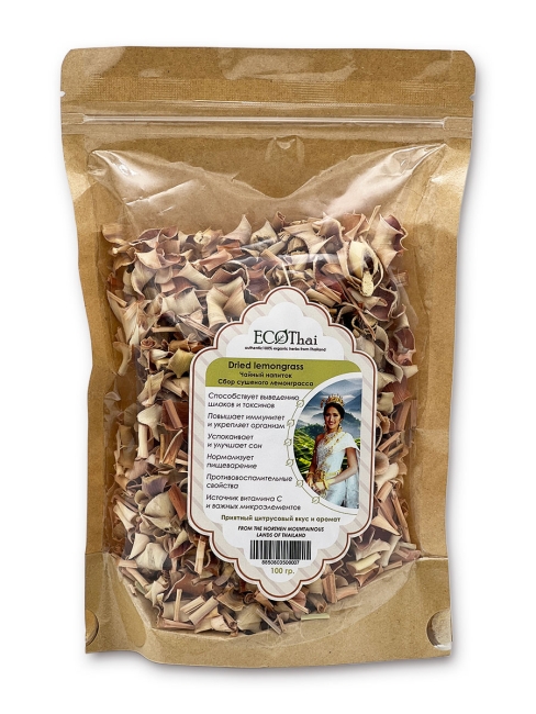 Eco Thai Сбор сушеного Лемонграсса Dried Lemongrass, 100 грамм Eco Thai Сбор сушеного Лемонграсса Dried Lemongrass, 100 грамм
