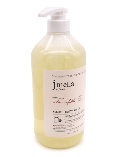 Jmella Парфюмированный гель для душа Роковая женщина N0.02 In France Femme Fatale Body Wash, 1000 мл