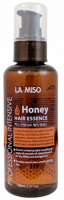 LA MISO Professional Intensive Honey Hair Essence Эссенция для волос с экстрактом меда, 150 мл