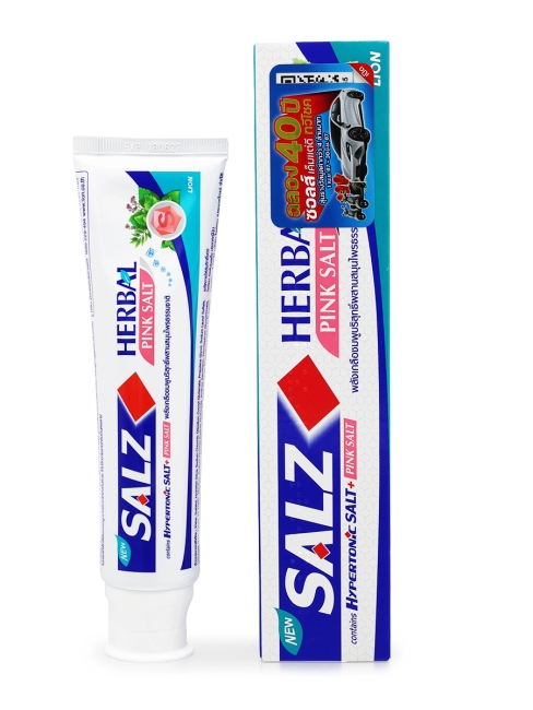 LION Паста зубная для комплексной защиты полости рта с розовой солью и травами Salz Herbal Pink Salt, 140 г LION Паста зубная для комплексной защиты полости рта с розовой солью и травами Salz Herbal Pink Salt, 140 г