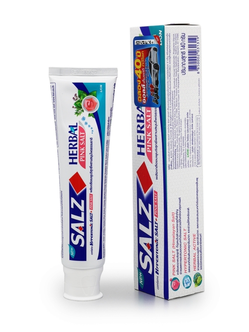 LION Паста зубная для комплексной защиты полости рта с розовой солью и травами Salz Herbal Pink Salt, 140 г LION Паста зубная для комплексной защиты полости рта с розовой солью и травами Salz Herbal Pink Salt, 140 г